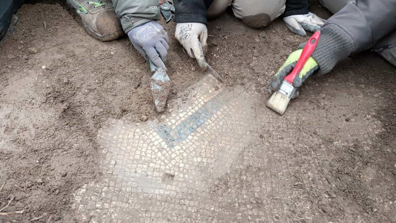 San Michele Al Tagliamento Ve Emergono Nuovi Mosaici E Reperti Dal