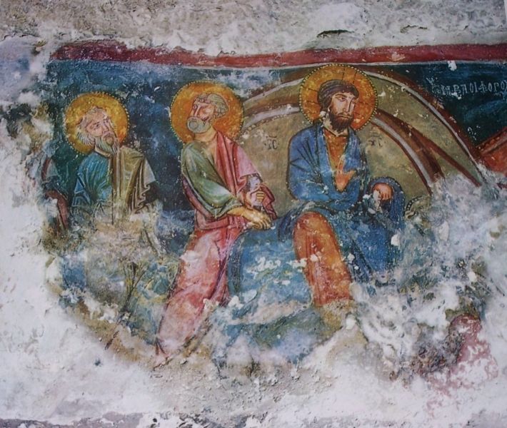 GROTTAGLIE (Ta). Affreschi bizantini nell'abbandonata chiesa rupestre dei Santi Marco e Nicola. - Archeologia online - Archeomedia